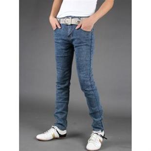 秋冬新款韩版修身铅笔裤男士潮雪花全棉水洗小脚裤牛仔裤 k08