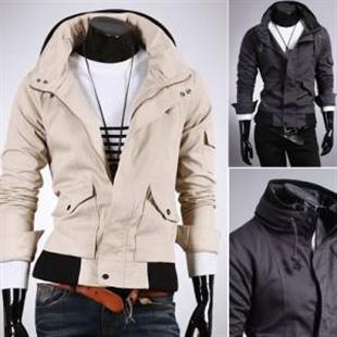 秋冬新款 精品男士夹克 韩版修身时尚潮流加棉纯棉外套137