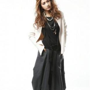 A110832 秋冬新款 淑女气质简约纯棉针织外套/开衫/毛衣