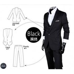 秋季新款 精品气质！西服套装 西服加马甲加西裤 百搭三件套 B111