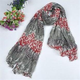 GW1303超大豹纹围巾