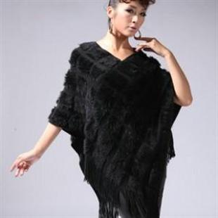 GW1501个性不规则下摆披肩