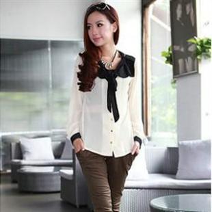 HYYX-A166单排扣长袖衬衫系领带