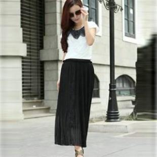 HYYX-H026百褶半身长裙