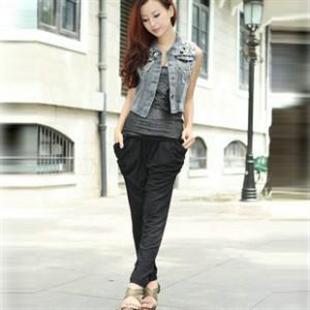 HYYX-A123百搭牛仔马甲