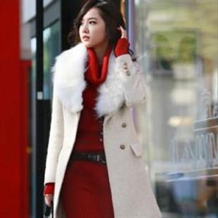 HJ 6021 优雅 舒适 淑女修身毛呢外套 和1071配套