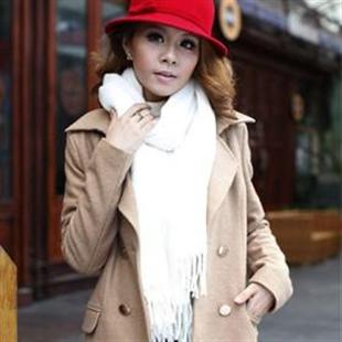 秋冬装新款 蜜西娅MW3158收腰气质中长款西装呢大衣